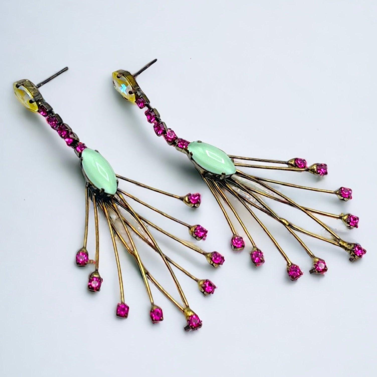 Bellflower Crystal Earrings - Vita Isola