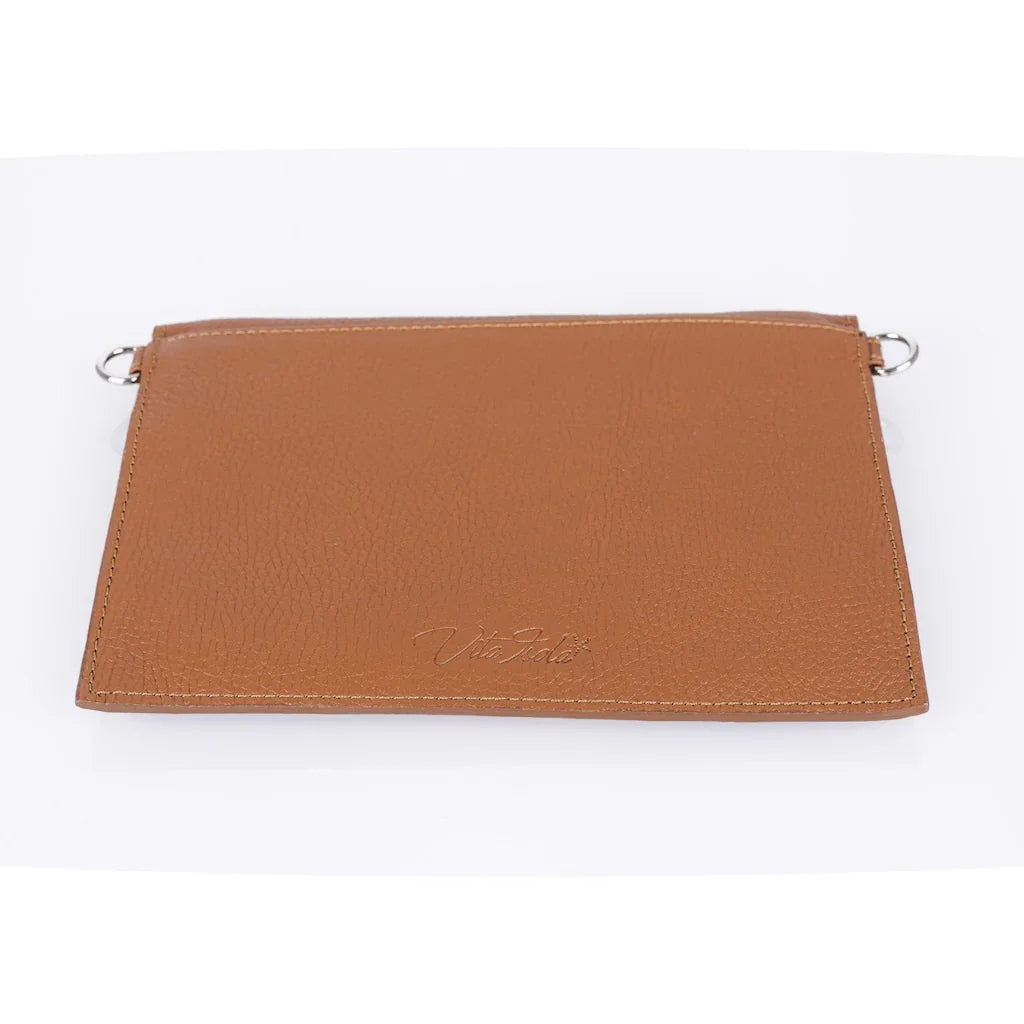 TriVersa Luxe - Passport Leather Trio: Passport Holder, Wallet, & Crossbody Clutch - Brown