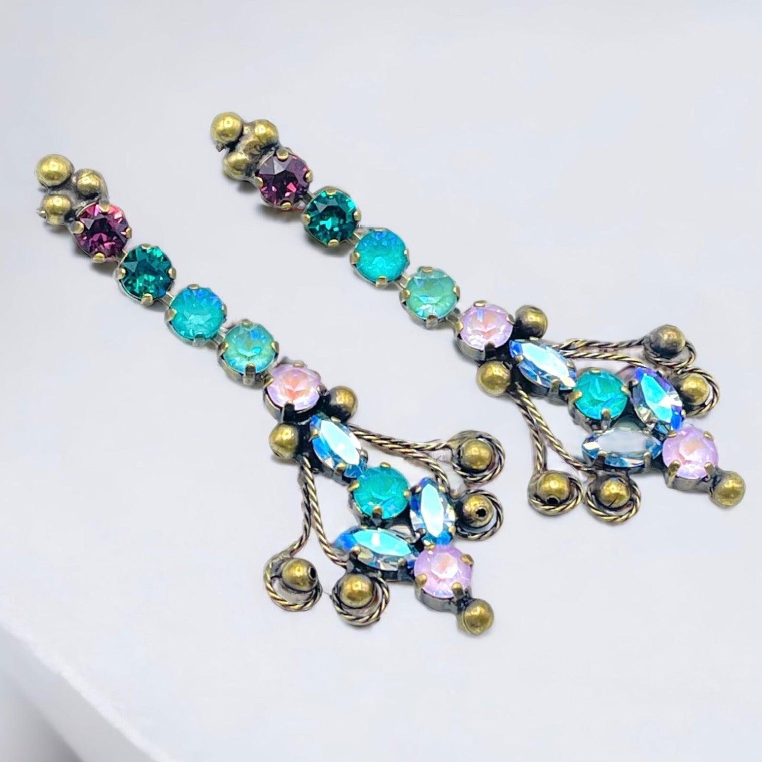 Palmira Crystal Earrings - Vita Isola