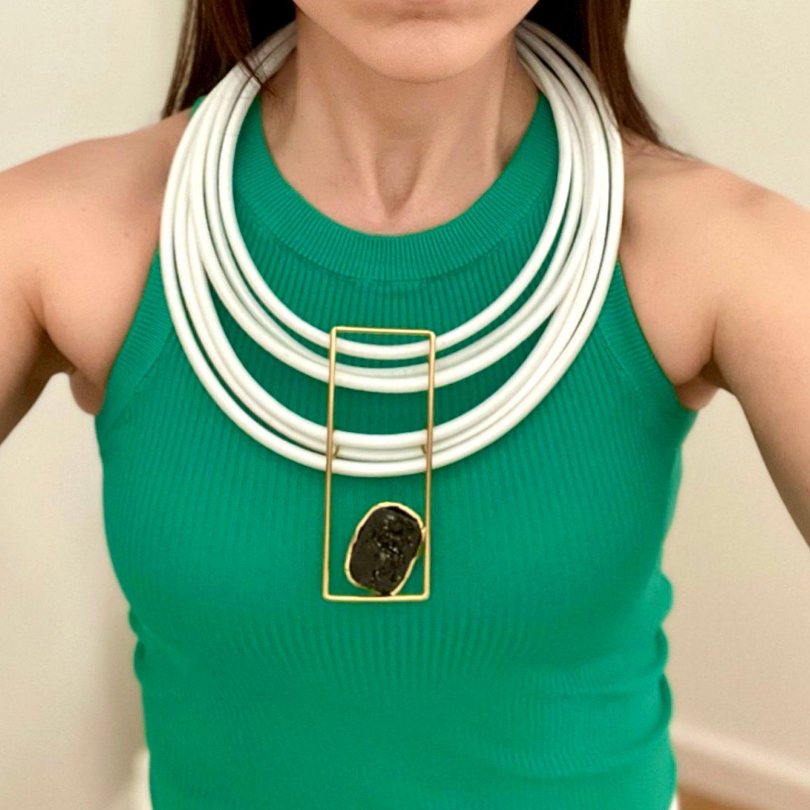 Cista Necklace White - Vita Isola