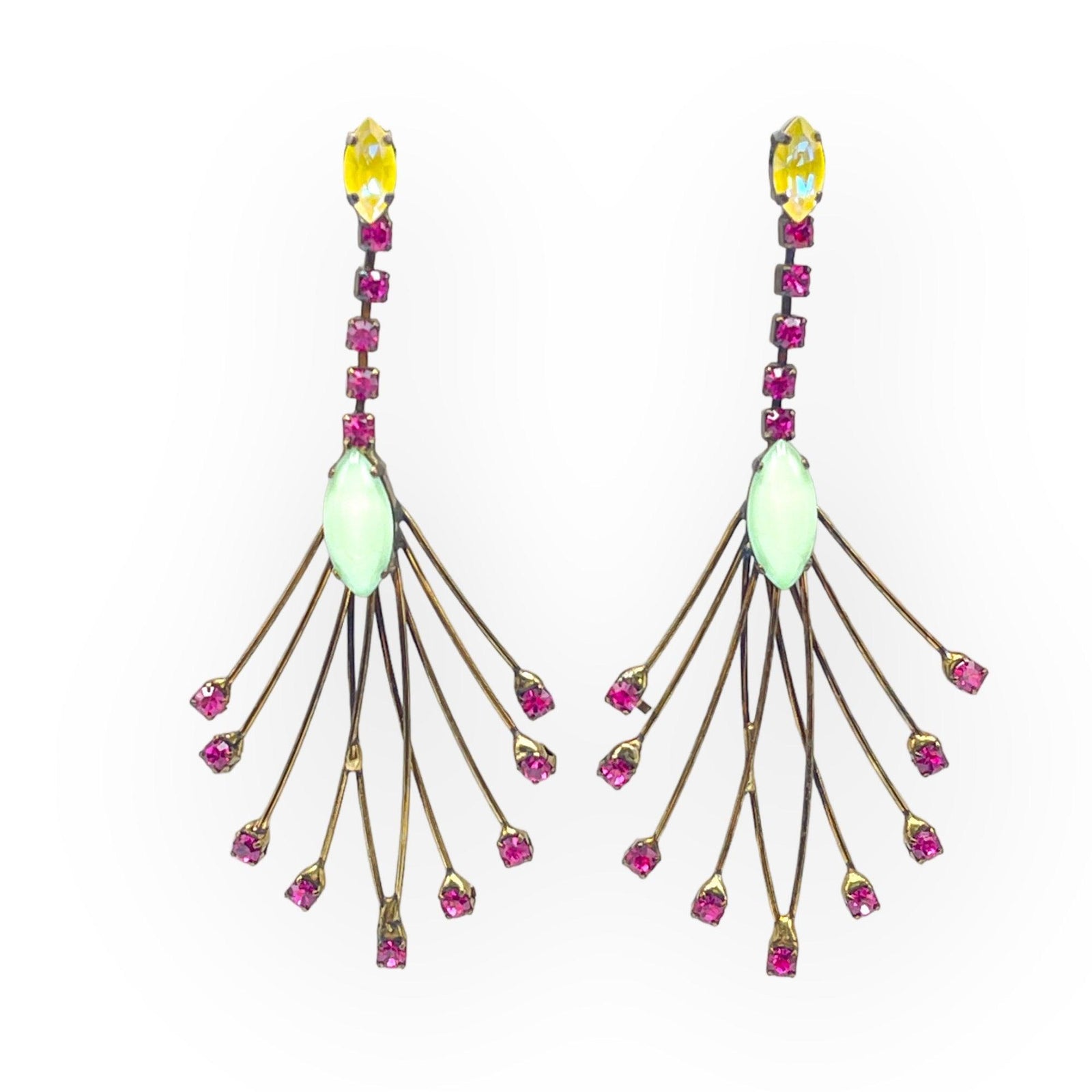 Bellflower Crystal Earrings - Vita Isola