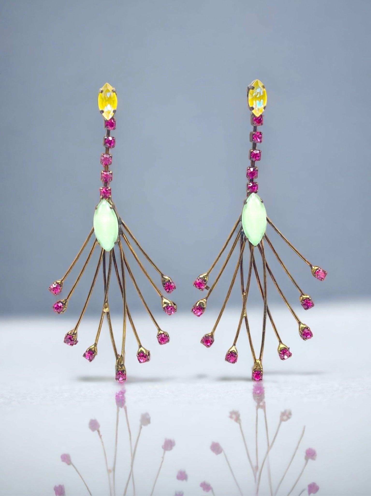 Bellflower Crystal Earrings - Vita Isola