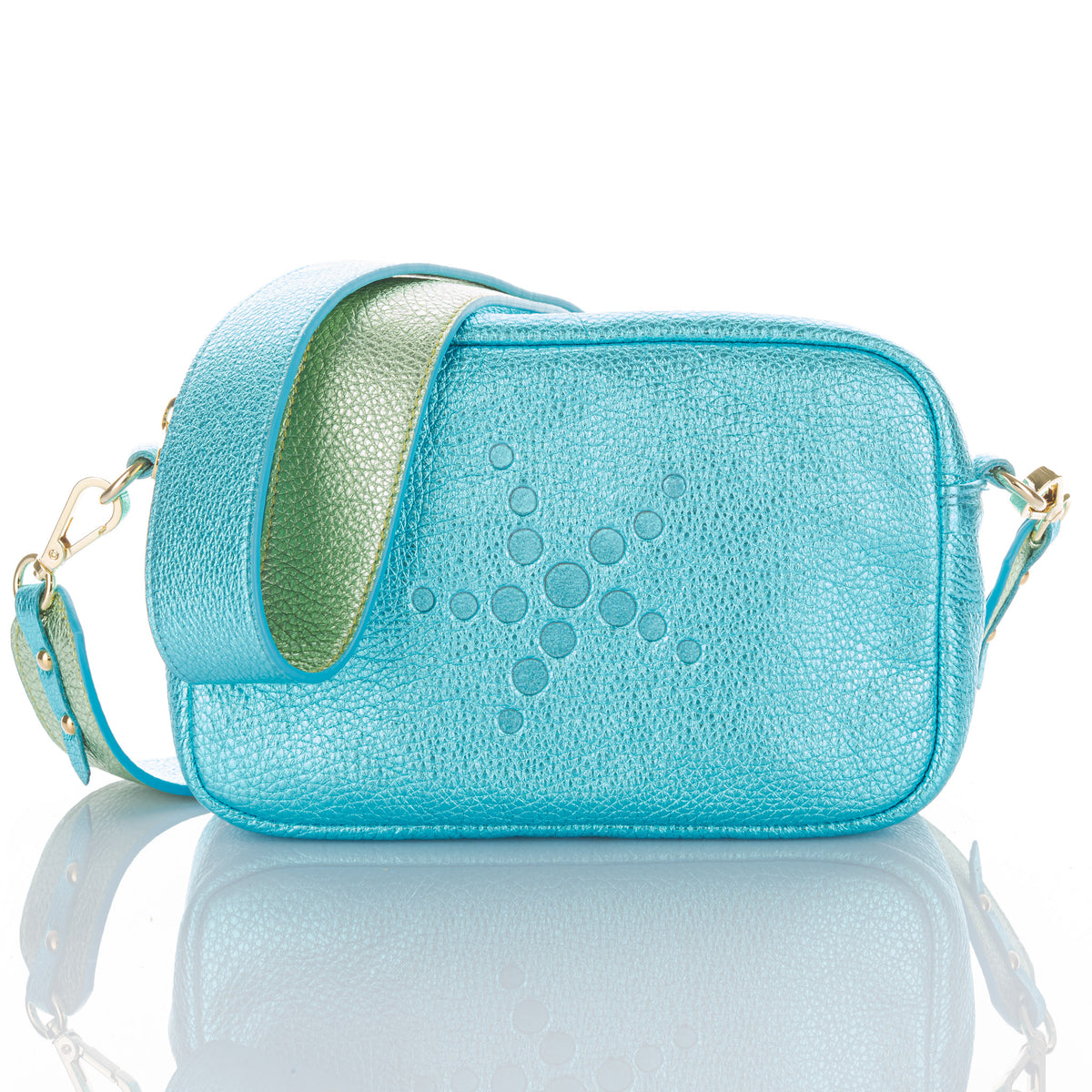 New Angie Metallic Crossbody Bag - Cloud Metal | Kipling