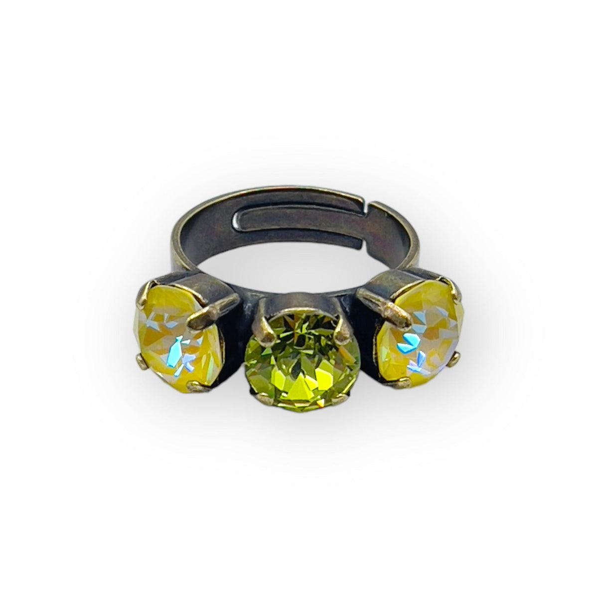 Cocktail Ring Lemon and Lime Crystals - Vita Isola