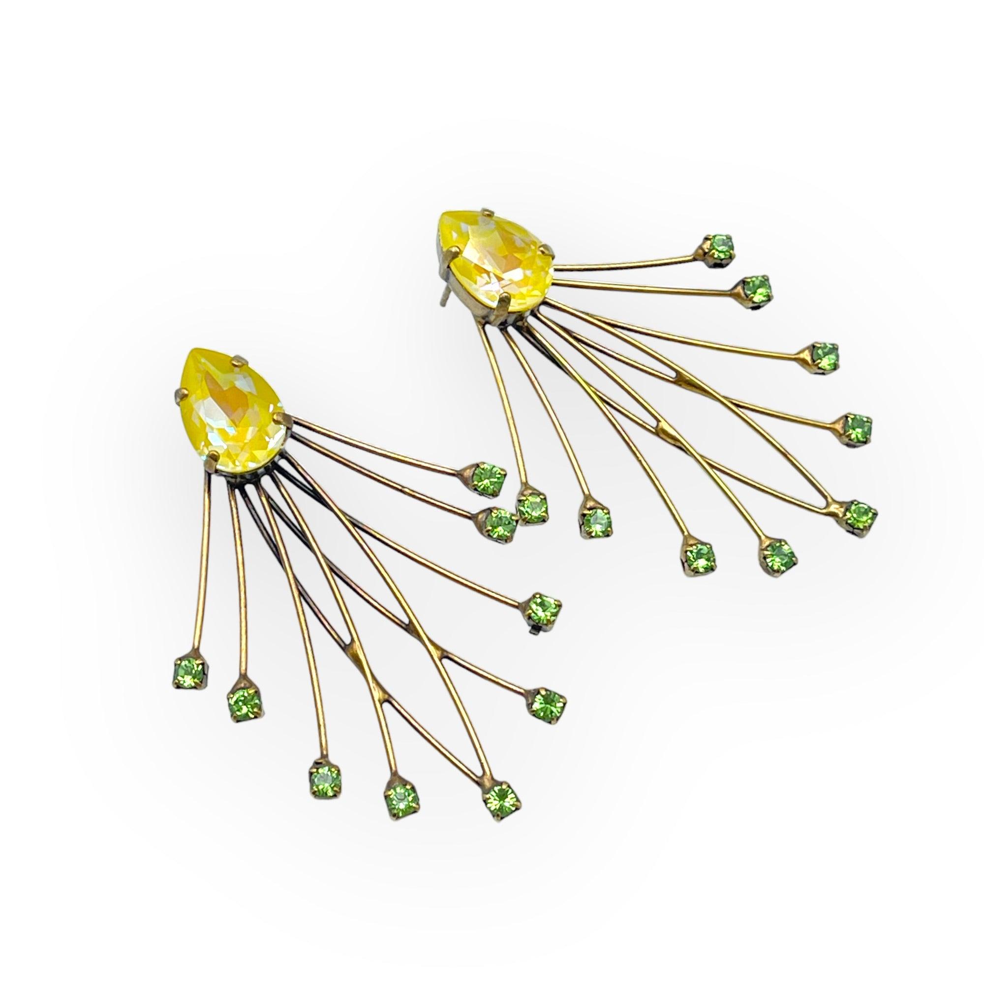 Melina Crystal Earrings - Vita Isola