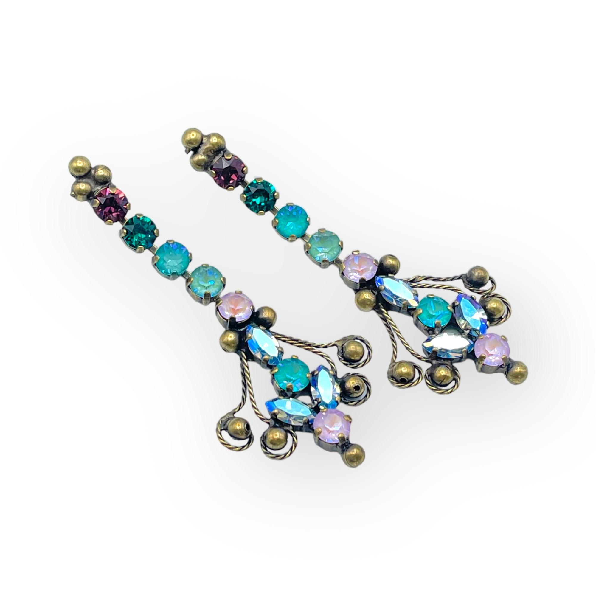 Palmira Crystal Earrings - Vita Isola