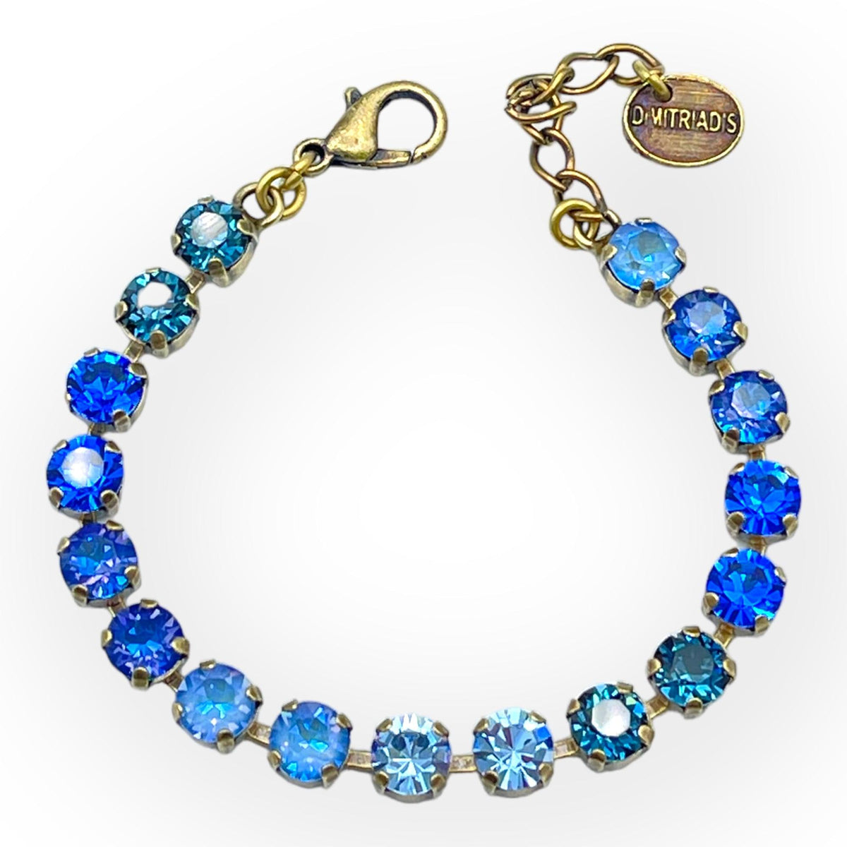 Silvana Mixed Blue Crystals Bracelet - Vita Isola