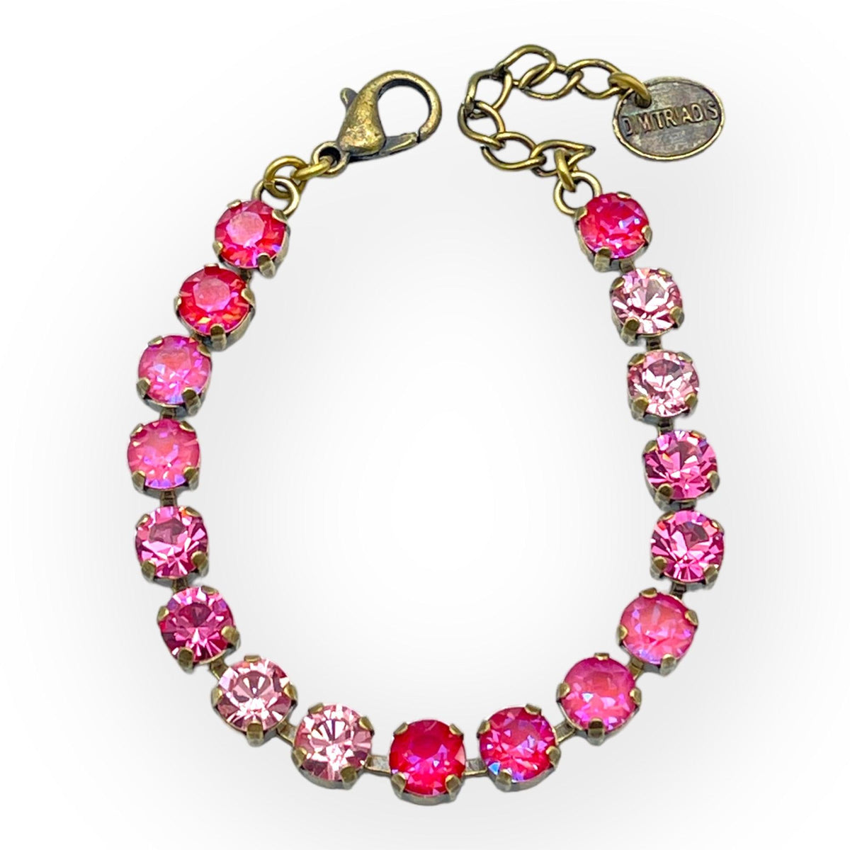 Silvana Mixed Pink Crystals Bracelet - Vita Isola