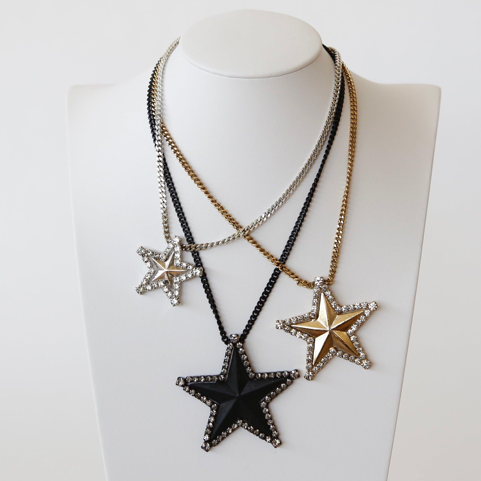 Tova Rhinestone Cowboy Multi Necklace - Vita Isola