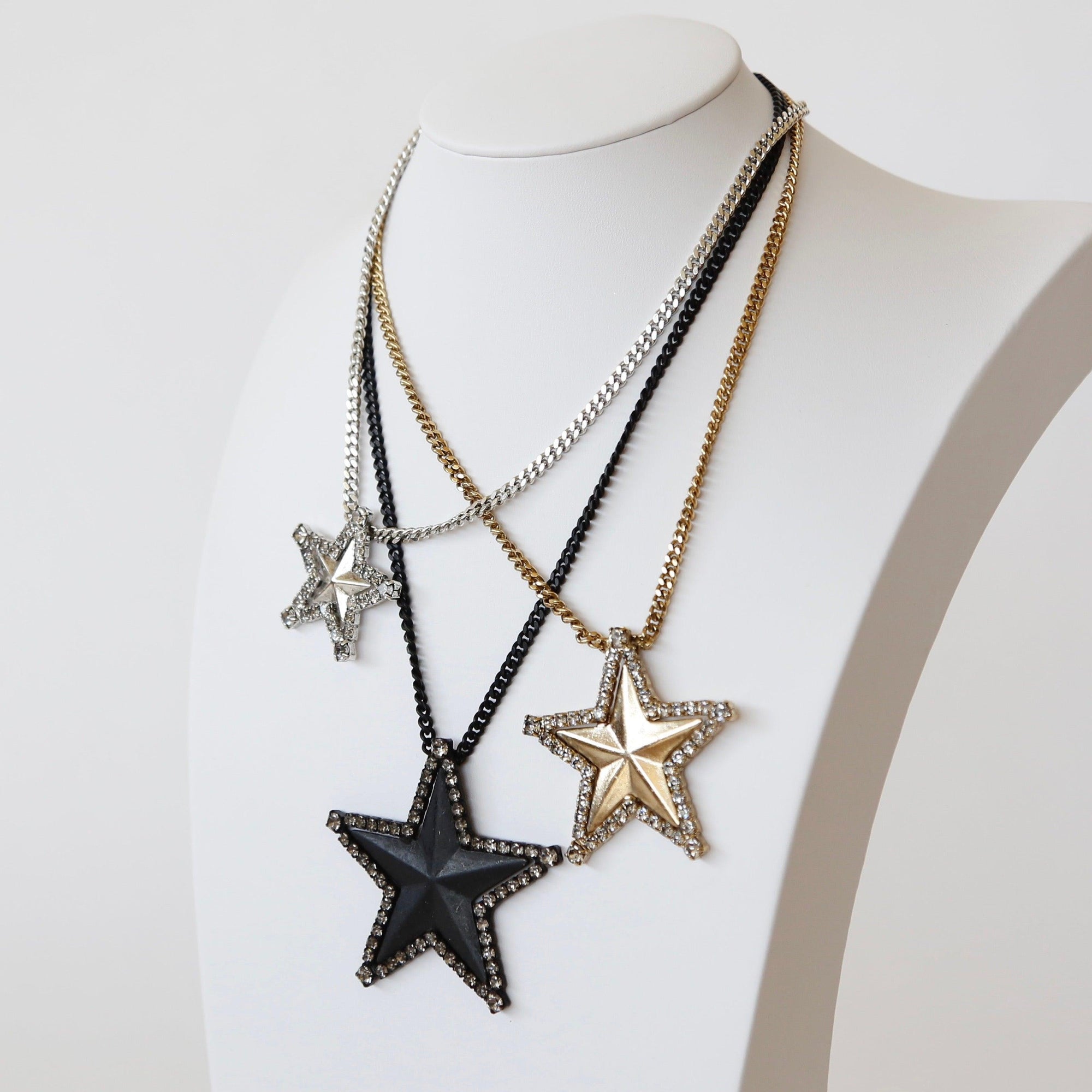 Tova Rhinestone Cowboy Multi Necklace - Vita Isola