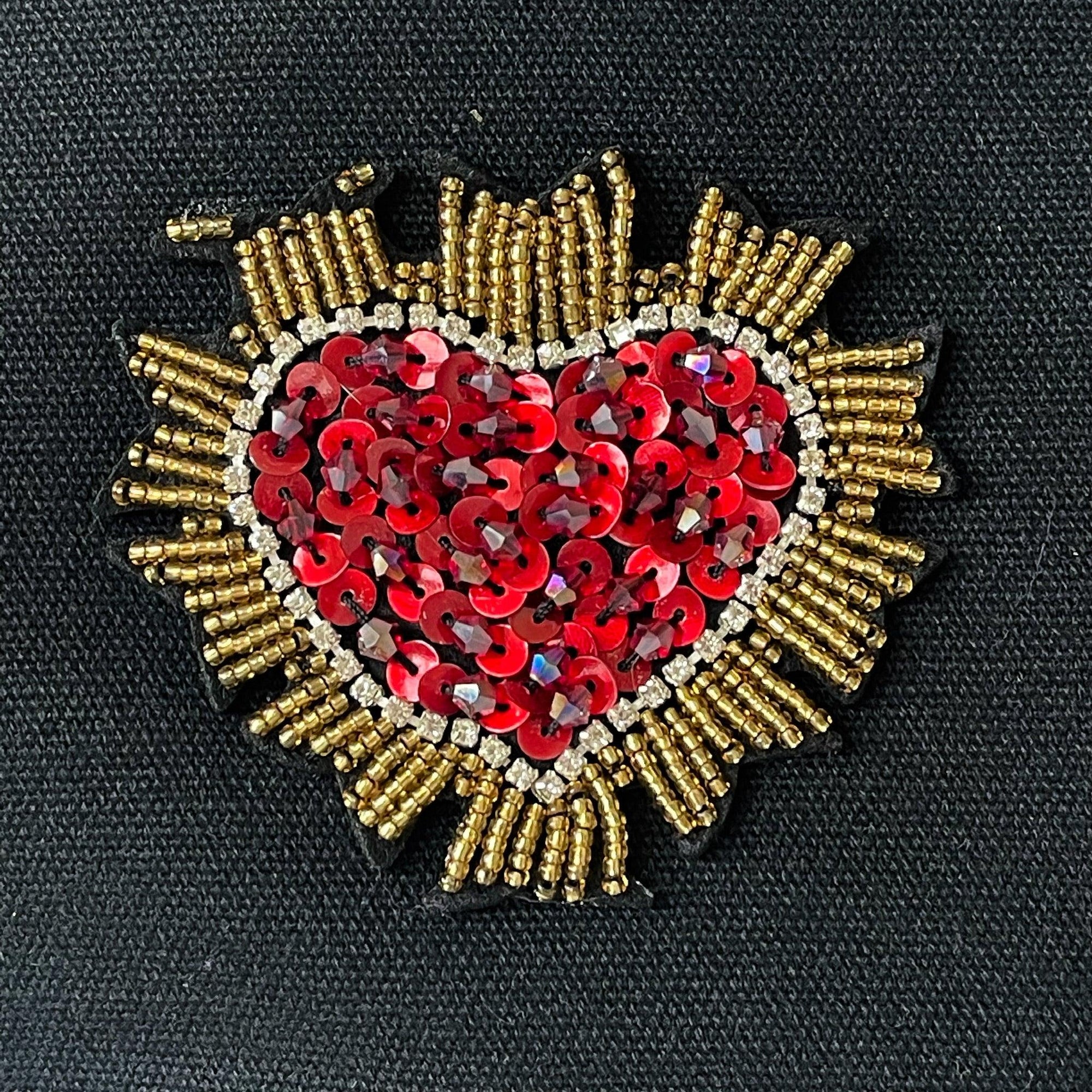 Beaded Heart Organizer Pouch - Vita Isola