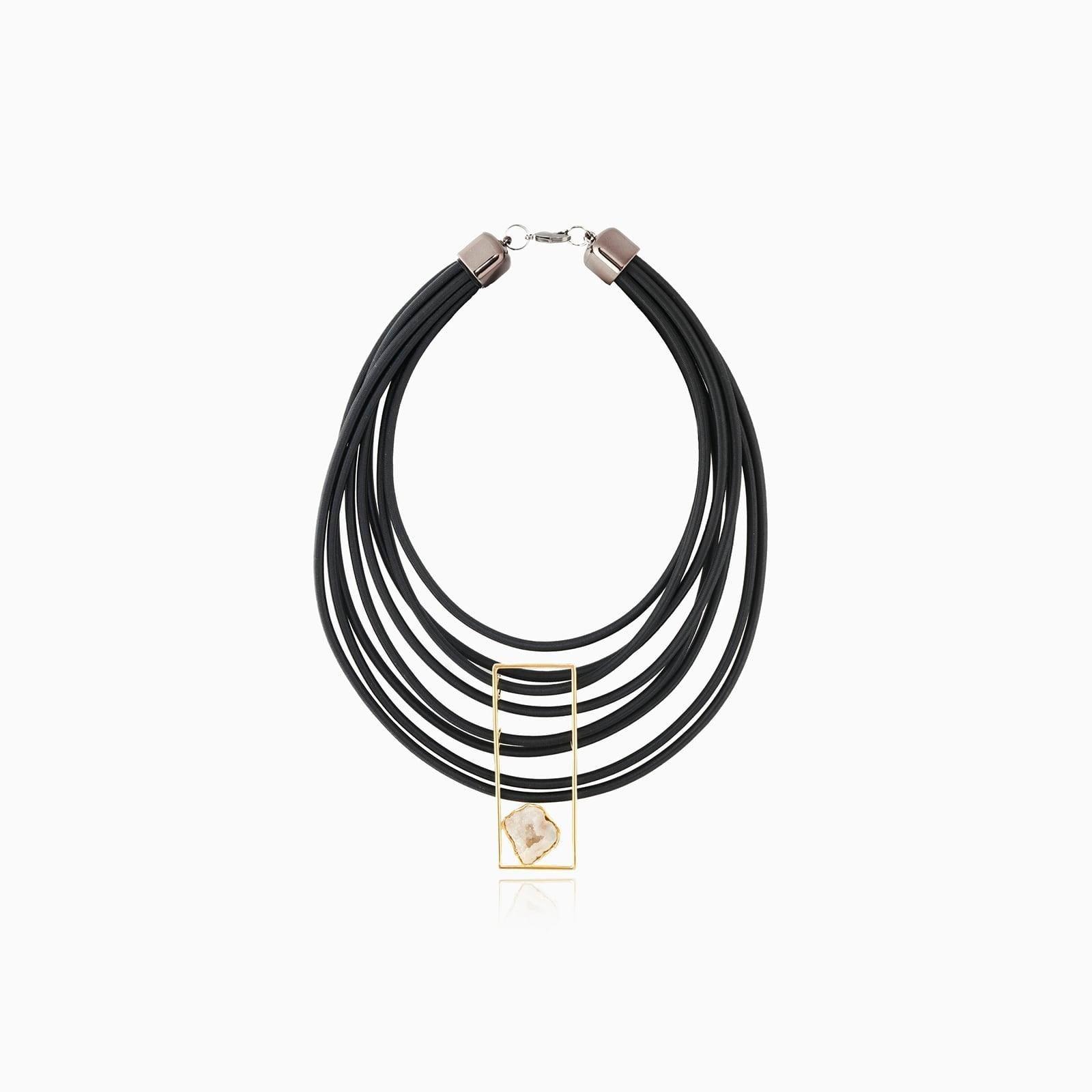 Cista Necklace Black - Vita Isola