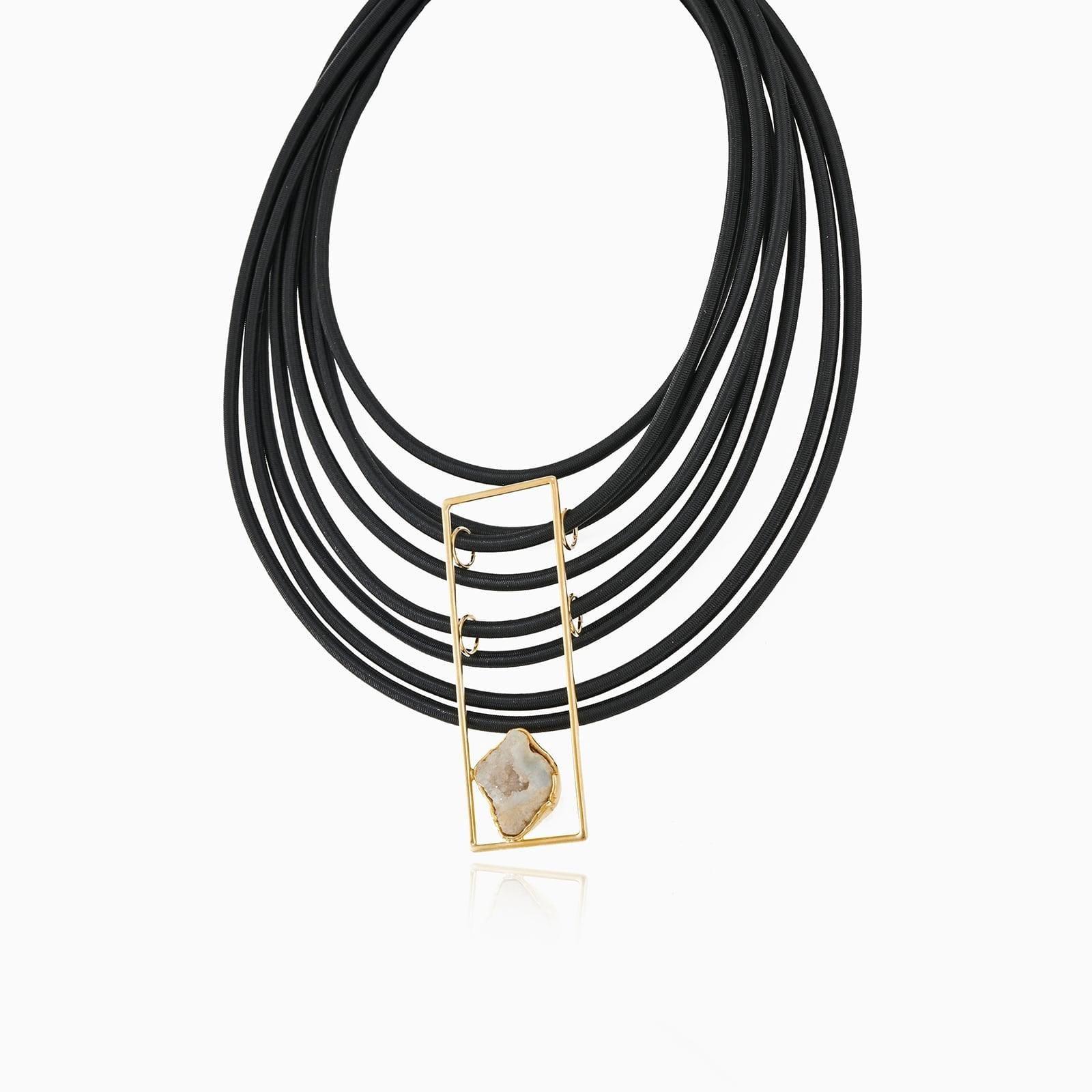 Cista Necklace Black - Vita Isola