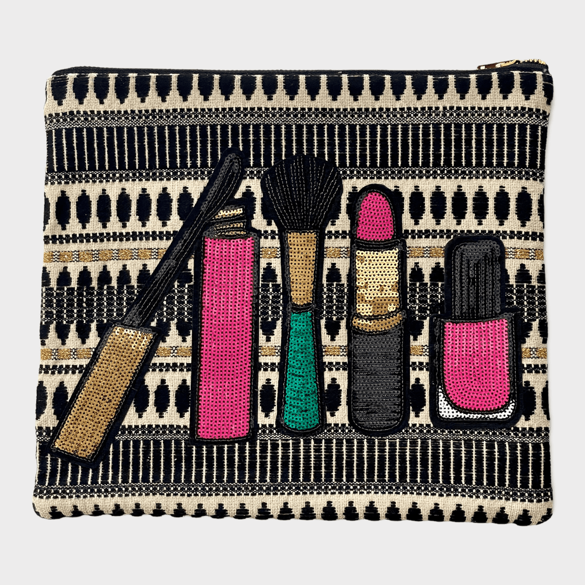 Sequin Makeup Patches Travel Pouch - Vita Isola