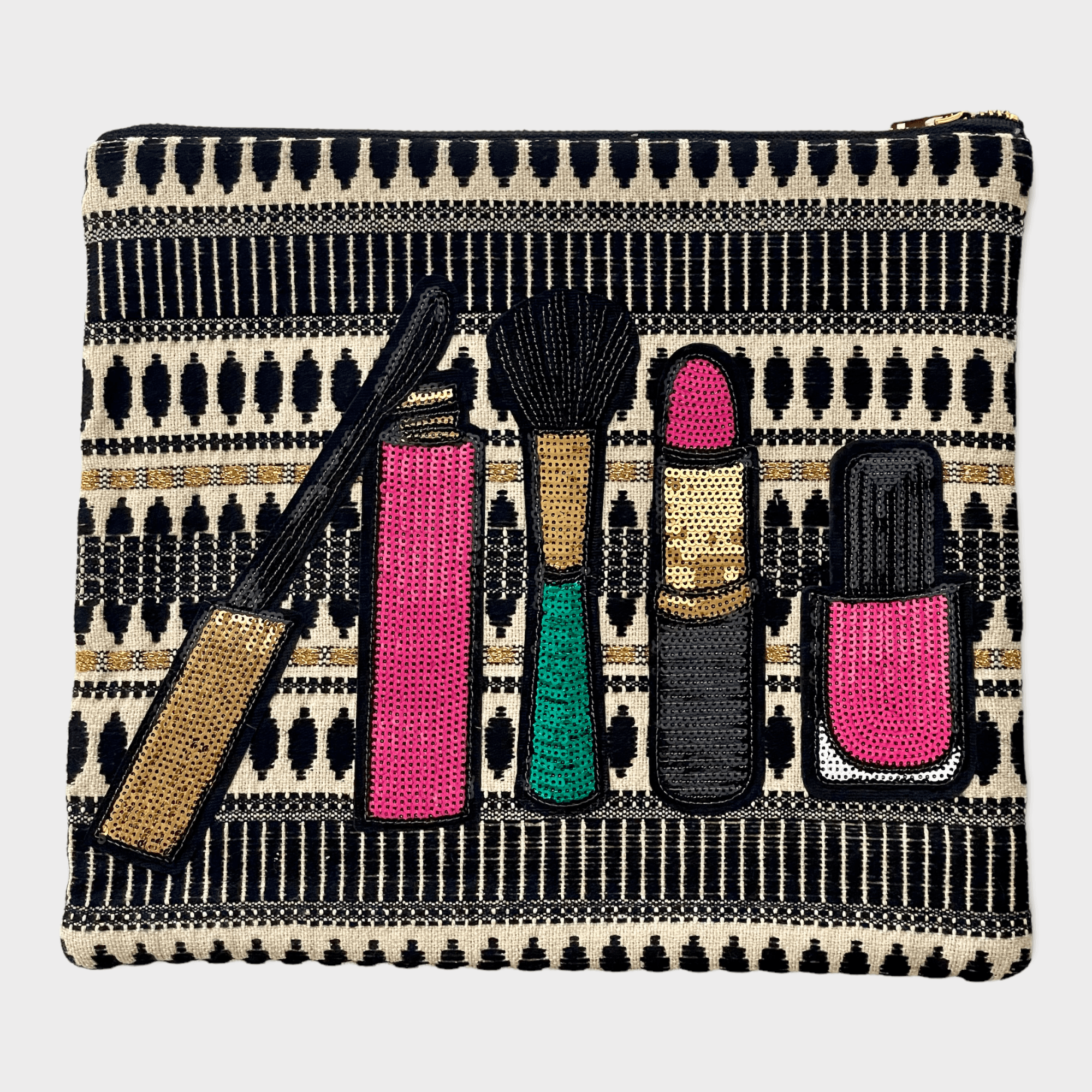 Sequin Makeup Patches Travel Pouch - Vita Isola