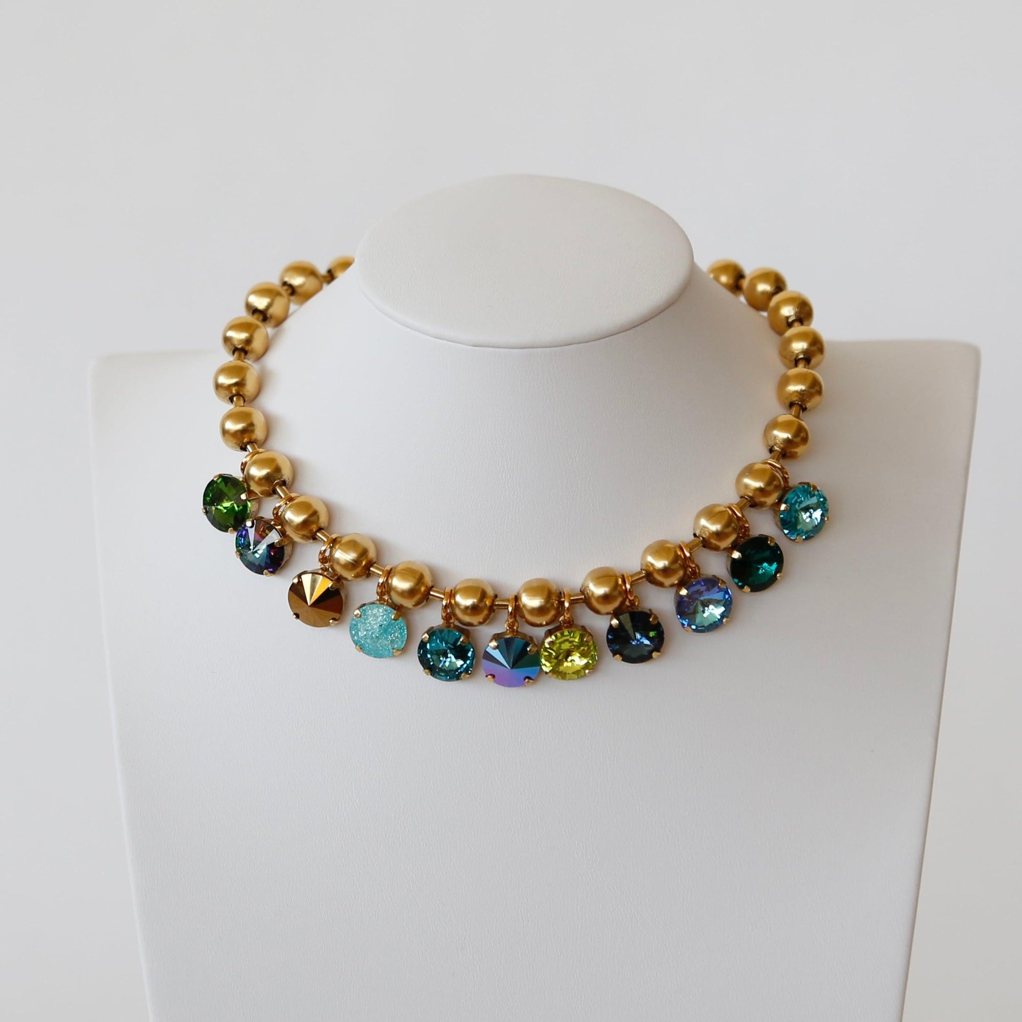 Tova Anya Blue Mix Necklace - Vita Isola