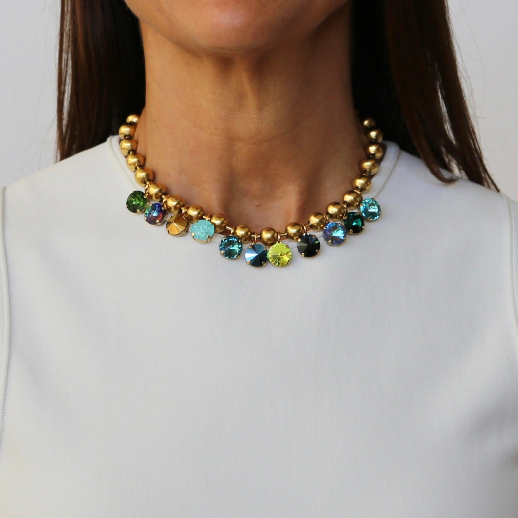 Tova Anya Blue Mix Necklace - Vita Isola